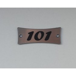 Rūbinės numeriukas 3mm storio